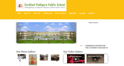 Desktop Screenshot of cardinalpadiyarapublicschool.org
